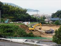 2015年8月28日 高松自動車道津田トンネル工事の写真