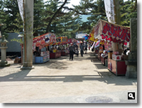 2009年 津田石清水八幡宮 春市の模様の写真②