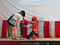 2014年 津田まつり ゴーカイレッドと遊ぼう！１回目の写真①